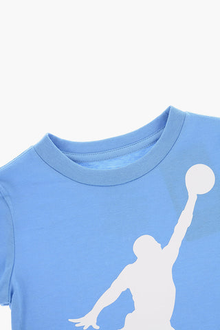 AIR JORDAN Drawstring Waist Shorts and Crew-Neck T-shirt Set