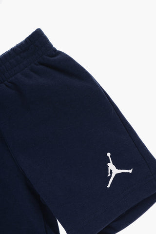 AIR JORDAN Drawstring Waist Shorts and Crew-Neck T-shirt Set