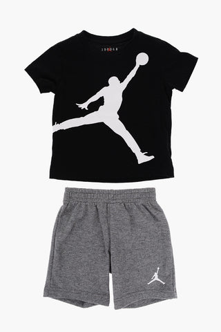 AIR JORDAN Shorts and Crew-Neck T-shirt Set