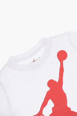 Cotton Blend T-Shirt and Shorts Set with Printed Logo