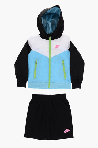 Lightweight Windbreaker Jacket and Shorts Set