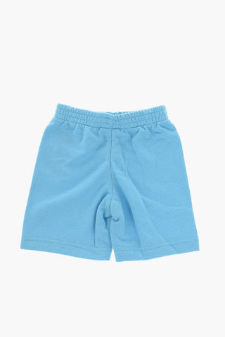 Rundhals-T-Shirt- und Shorts-Set mit Logodruck