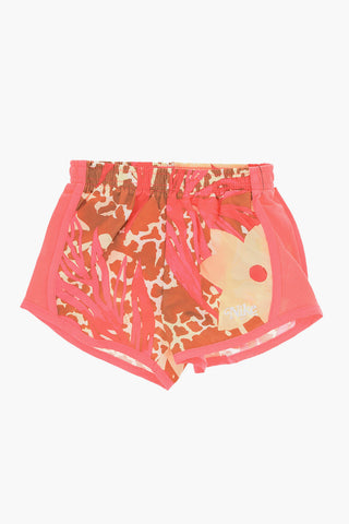 Gemustertes T-Shirt- und Shorts-Set