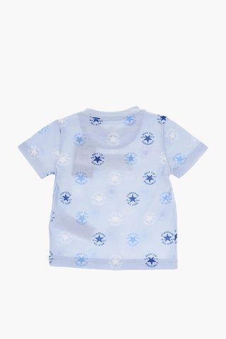 ALL STAR CHUCK TAYLOR All-Over Printed Crewneck T-Shirt and Mesh Shorts Set