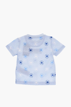 ALL STAR CHUCK TAYLOR All-Over Printed Crewneck T-Shirt and Mesh Shorts Set