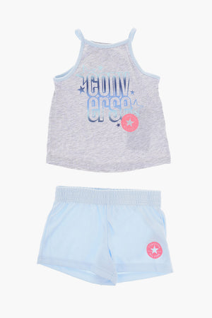 ALL STAR CHUCK TAYLOR Set Canotta Stampata e Shorts in Mesh