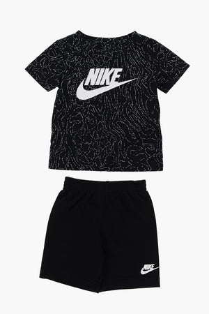 Set T-Shirt e Shorts con Logo Stampato