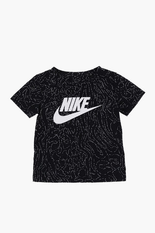 T-Shirt and Shorts Set with Printed Logo