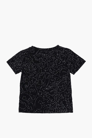 T-Shirt and Shorts Set with Printed Logo
