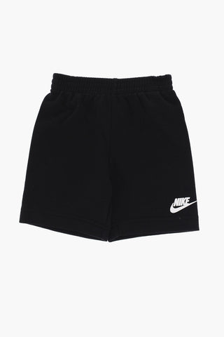 T-Shirt and Shorts Set with Printed Logo