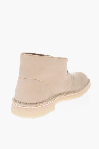 Nubuck Leather Desert Boots with Crepe Sole