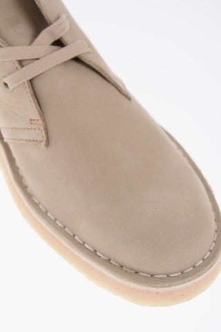 Nubuck Leather Desert Boots with Crepe Sole