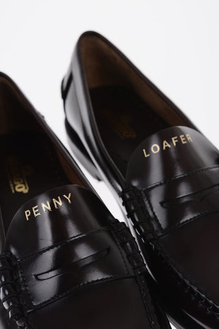Leather CLASSIC DAN TAG Penny Loafers