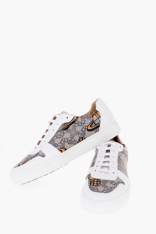 Printed APOLLO Sneakers with Leather Trimmings