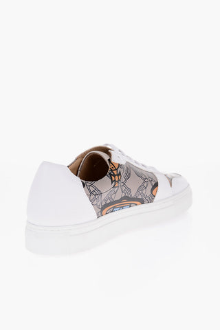Printed APOLLO Sneakers with Leather Trimmings