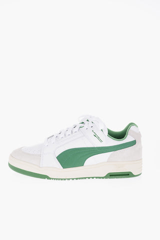 Leather SLIPSTREAM LO RETRO Sneakers with Suede Details