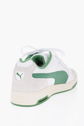 Leather SLIPSTREAM LO RETRO Sneakers with Suede Details