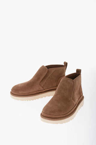 Stivaletti NEUMEL MINIMAL In Suede con Logo Inciso