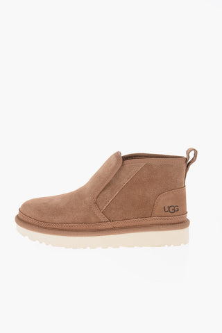 Stivaletti NEUMEL MINIMAL In Suede con Logo Inciso