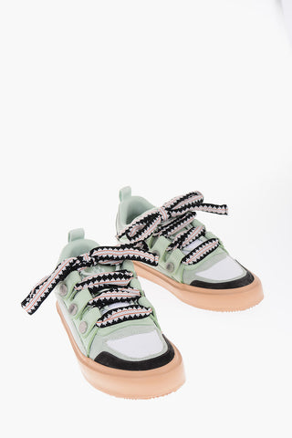 Suede TICINELLA Sneakers with Maxi Strings