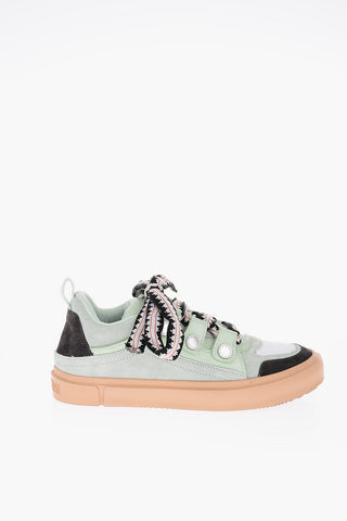 Suede TICINELLA Sneakers with Maxi Strings