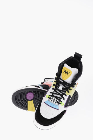 COUTURE! Color Block KEVIN40 High-Top Sneakers with Logo Band