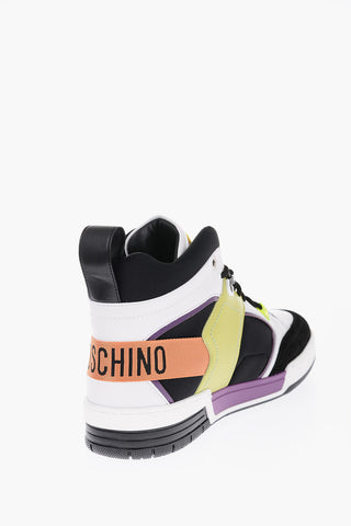 COUTURE! Color Block KEVIN40 High-Top Sneakers with Logo Band