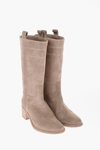 Stivali in Suede 5,5cm