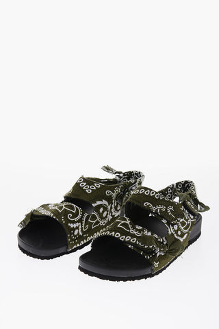 Sandali APACHE in Motivo Bandana con Chiusura in Velcro