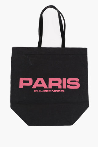 Einfarbiger Shopper VIVIENNE mit Kontrastdruck
