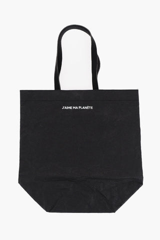 Einfarbiger Shopper VIVIENNE mit Kontrastdruck
