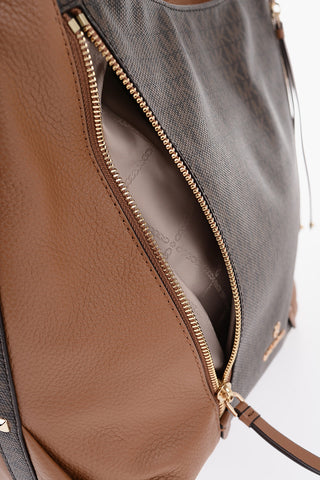 MICHAEL Borsa a Spalla BROOKLYN con Stampa Monogram