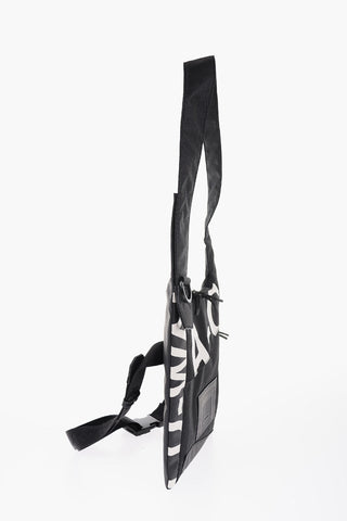 Double-Portability Bag with Logoed Details