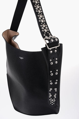 Borsa a Spalla GAIL In Pelle con Borchie Argentate