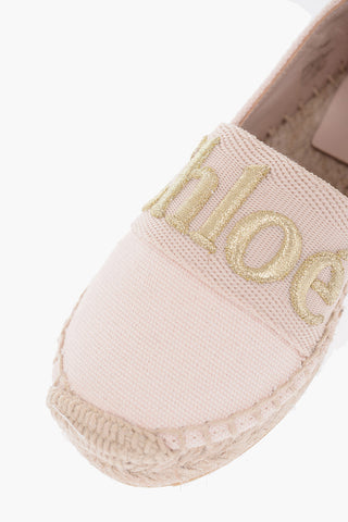 Espadrillas in Canvas con Logo in Rilievo