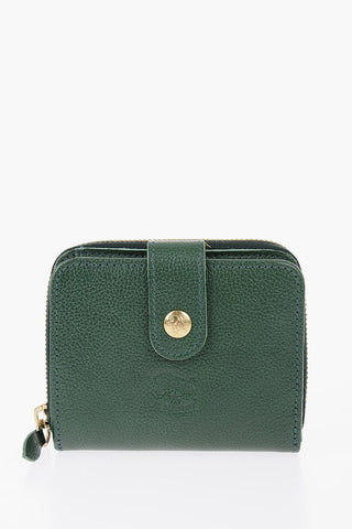 Textured Leather Wallet