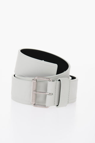 Cintura ROLLER in Pelle con Logo in Rilievo 40mm