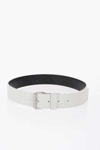 Cintura ROLLER in Pelle con Logo in Rilievo 40mm
