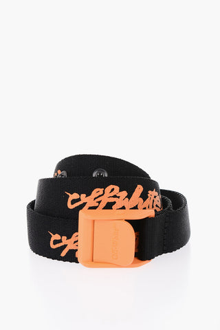 Industrial Belt with Printed Contrasting Logo 25mm