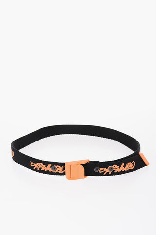 Industrial Belt with Printed Contrasting Logo 25mm