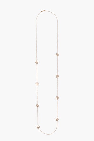 Collana Lunga MILLER Effetto Dorato con Decorazioni Iconiche