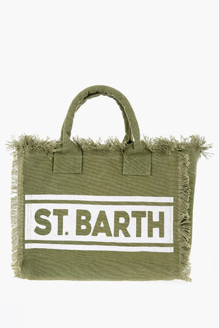 Logo Printed Canvas Tote Bag