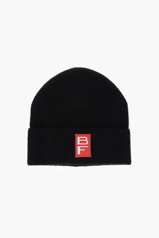 Beanie in Tinta Unita con Ricamo