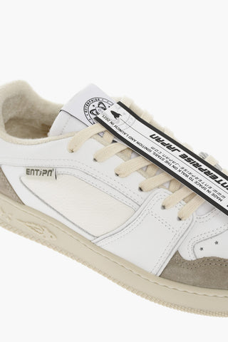 Leather Low-top Sneakers With Star Details