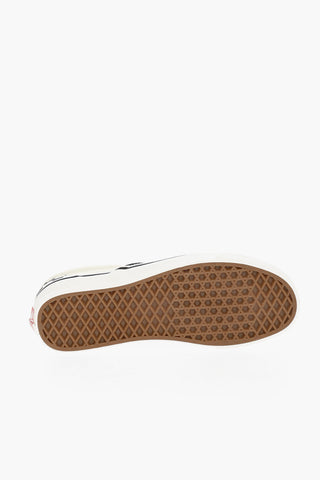 Checkered Print Fabric CLASSIC Slip-On Sneakers