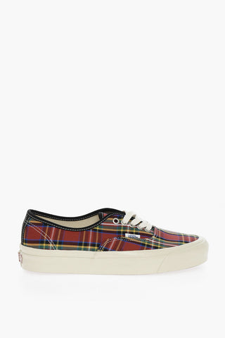Tartan print Fabric AUTHENTIC 44 D Low-Top Sneakers