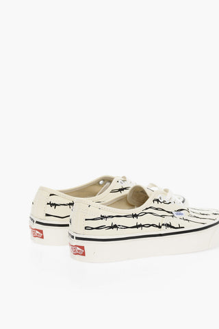 Printed Fabric AUTHENTIC 44 D Low Top Sneakers