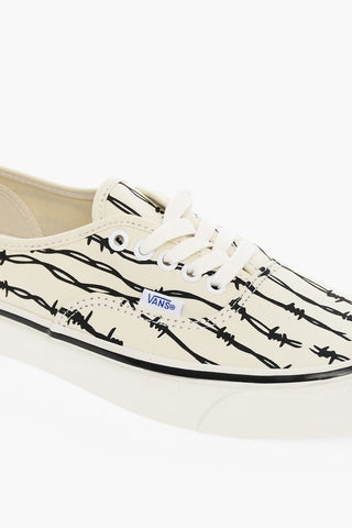 Printed Fabric AUTHENTIC 44 D Low Top Sneakers