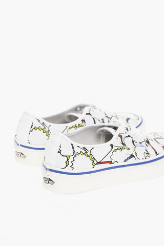 Printed fabric AUTHENTIC 44 D Low-Top Sneakers