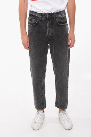 Black Wsh JEREMIAH Mom Fit Denims 17cm